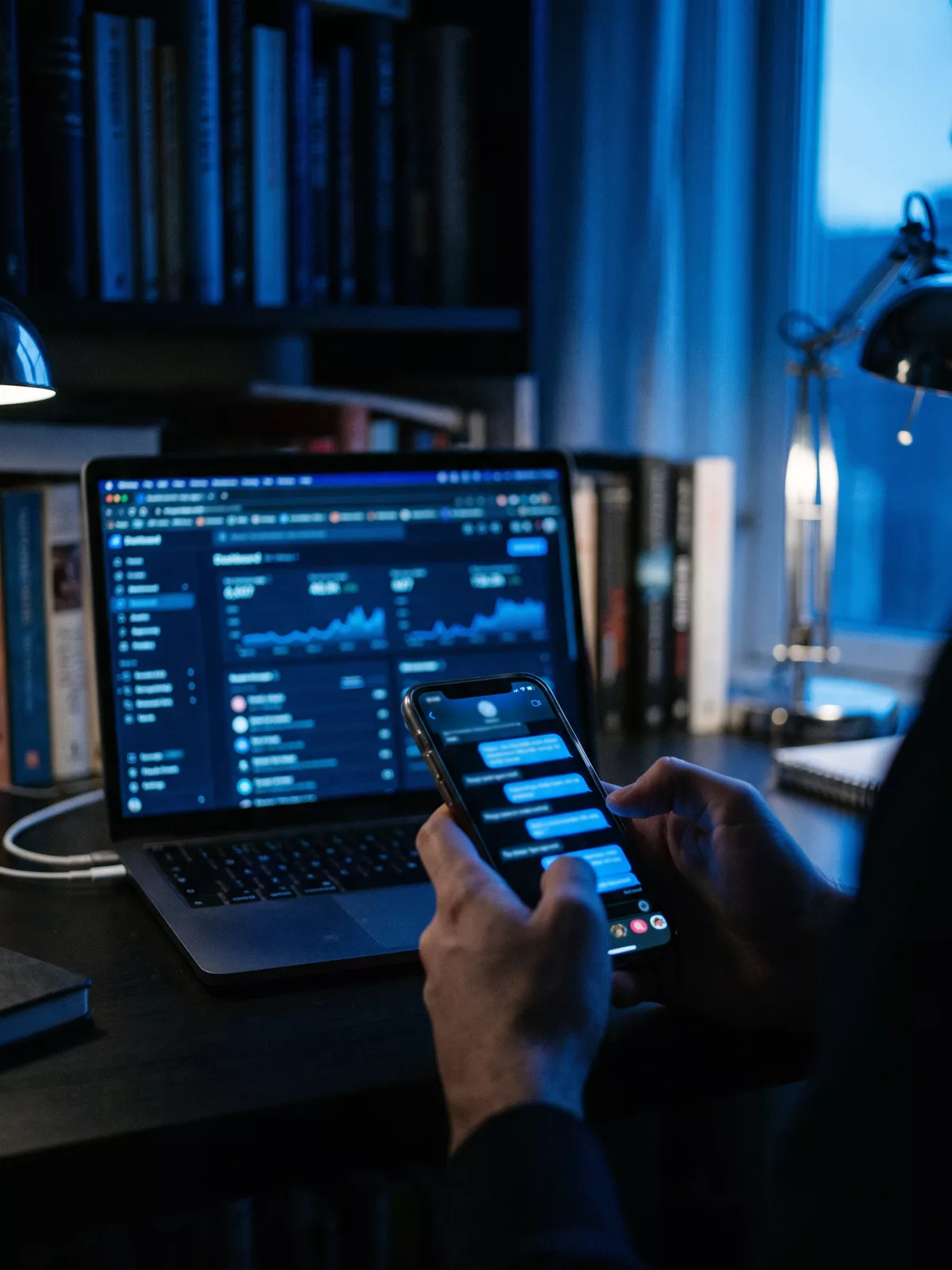 Imagem agentes de IA em apps web