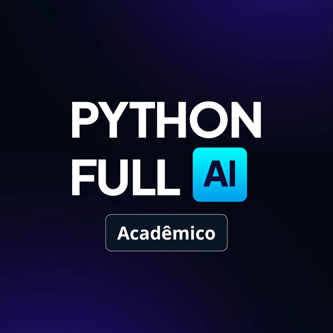 Banner oficial da Python Full AI, trilha acadêmica